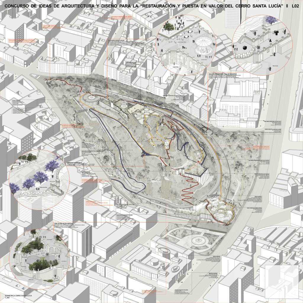 Concurso de Ideas para el Cerro Santa Lucía de Santiago, Chile: Una Propuesta con Significación&nbsp;Histórica